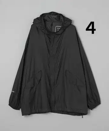 HYKE 25SS M51 립스탑 나일론 자켓 4 블랙