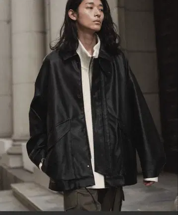 리드롬 블랙 레더 재킷 L 사이즈