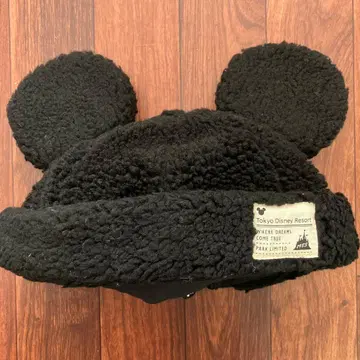 미키 보아 모자 블랙