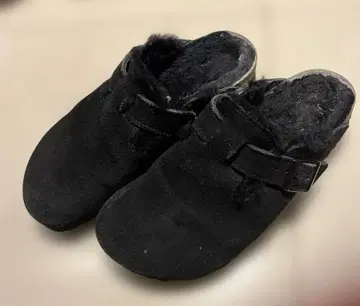 버켄스탁 보스턴 시어링 보아 블랙 38