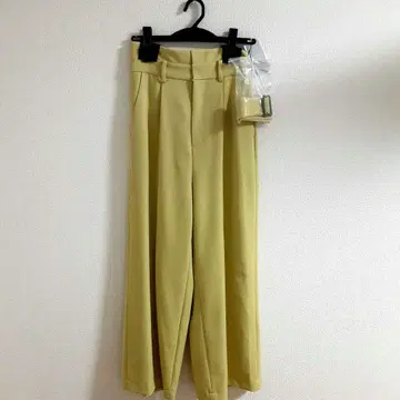 CECIL McBEE 새상품 세실 맥비 와이드 팬츠 벨트 포함