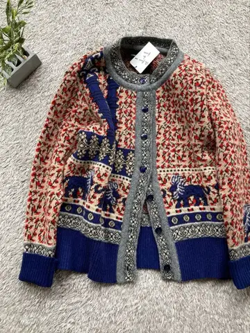 미사용 AS KNOW AS 아즈노우아즈 가디건 올 패턴