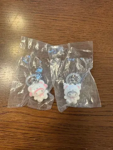 산리오 메지루시 액세서리 복슬복슬 스노우