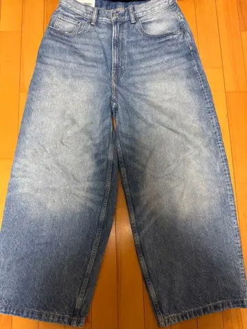 H&M 슈퍼 배기 초기 모델 블루