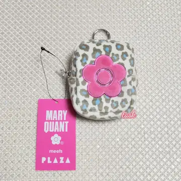 익명 배송 마리콴트 카라비너 포함 파우치 레오파드 플라자