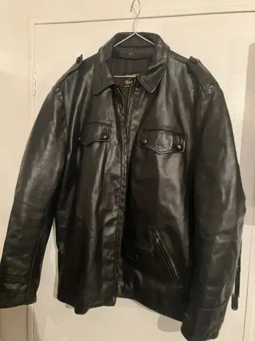 Passaic Leather 가죽 자켓 TALON 지퍼