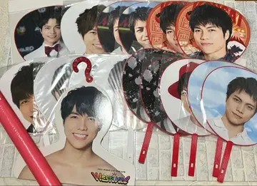 시게오카 다이키 부채 외 굿즈 묶음 판매