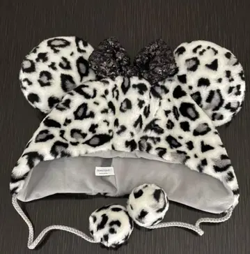 디즈니 레오파드 무늬 팬캡