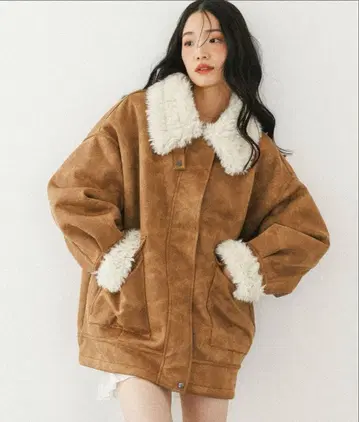 Heather 아우터 무스탕 자켓