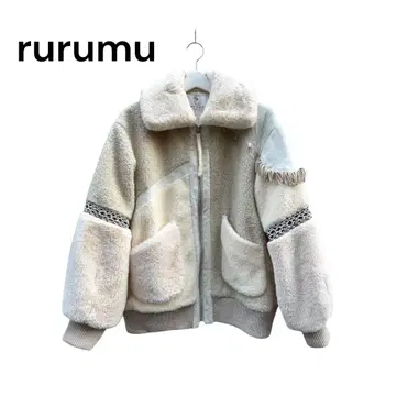 rurumu 루루무 23aw 보아 에코 퍼 자켓 블루종