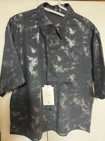 루즈 하프 슬리브 박스 셔츠 소에르테 사이즈 2