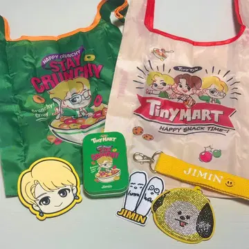BTS TinyTAN 에코백 2개 덤 포함