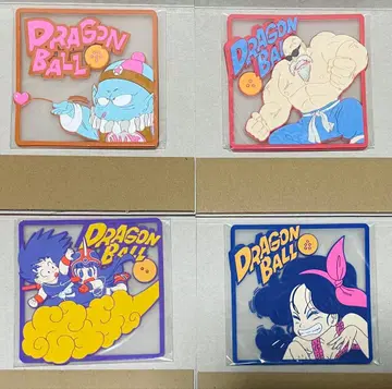 드래곤볼 클리어 러버 코스터 4종