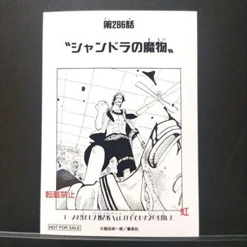 원피스 표지 일러스트 브로마이드 에이스 이벤트 한정판 제286화