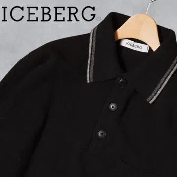 J371@ ICEBERG 톰과 제리 콜라보 울 니트 피케 셔츠