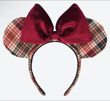 미니 마우스풍 머리띠 보르도