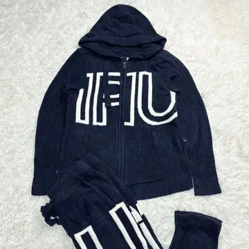 우노피우 셋업 XL 의류 보아 로고 니트 후드티 후디