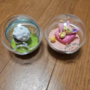 포켓몬 테라리움 컬렉션 Happy한 매일 [ 울머기, 야옹이 ]