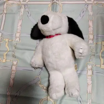 스누피 인조 가죽 목걸이 빨간색 목걸이 레트로