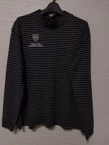 23 SPORT 스트라이프 긴팔 하이넥 티셔츠 L