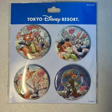 주토피아 캔뱃지 세트