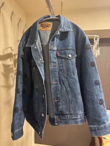 로데오 클라운 미키마우스 데님 자켓