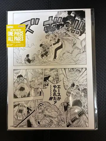 원피스 ALL PAGES B5 포스터 에이스 사카즈키 정상전쟁