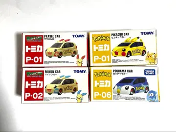 포켓몬 미니카 4대 세트 TOMY