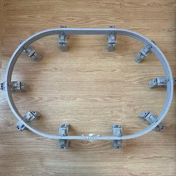 프라레일 모노레일 레이아웃 곡선 레일 홀더 교각 그레이