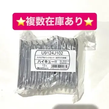 하이큐!! 스퀘어 캔뱃지 세트 앉은 버전 판권 오프샷 7net