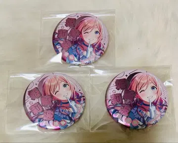 학원 아이돌 마스터 히메사키 리나 담당 주얼리 캔뱃지 3점