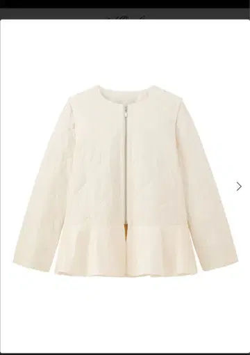 화이트 코트 자켓 다운 M 프리미어 소매 탈부착 38