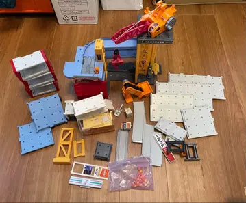 토미카 크레인 세트 부품 다수
