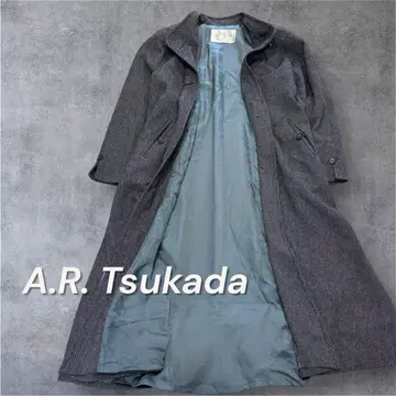 A.R. Tsukada 고급 기성복 롱 코트 아우터 콜롬보 고급품