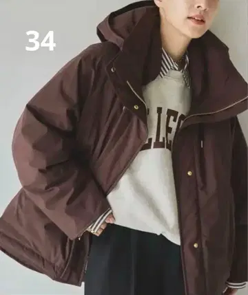스픽 앤 스팬 다운 자켓 사이즈 34