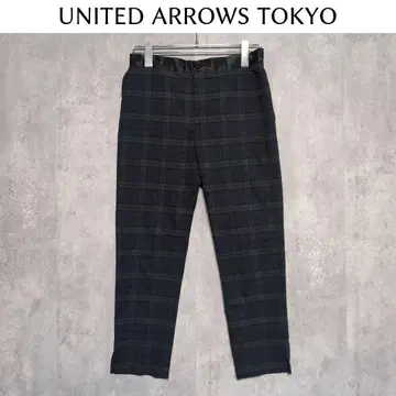 UNITED ARROWS TOKYO [ 36 ] 테이퍼드 팬츠 체크