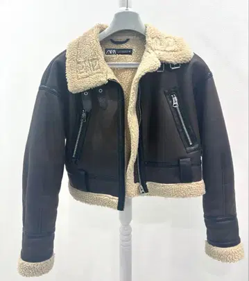 ZARA 자라 숏 더블 페이스 자켓 S 사이즈