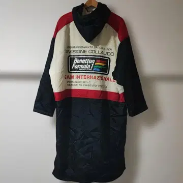 레어 매니아 컬렉터 필수 베네통 포뮬러 1 팀 벤치 코트