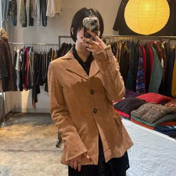 90s Hysterics leather tailored jacket