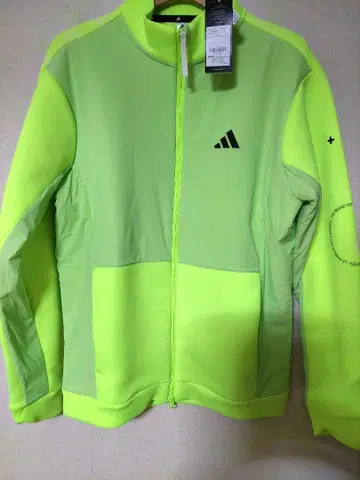 아디다스 [ adidas ] ZIP UP 자켓 형광 그린