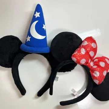 디즈니 머리띠 세트 미키 미니