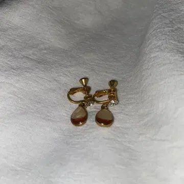 여성용 귀찌 골드 스톤 심플