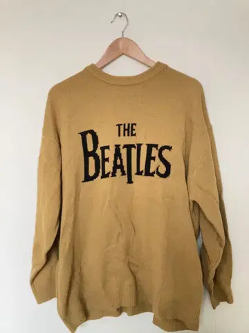 THE BEATLES 니트 스웨터 머스타드