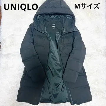 [새상품급] UNIQLO 심리스 다운 숏코트 M 사이즈 다크 그린