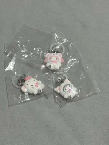 산리오 메지루시 액세서리 포근포근 스노우