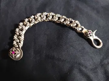 A&G 실버 팬시 체인 팔찌