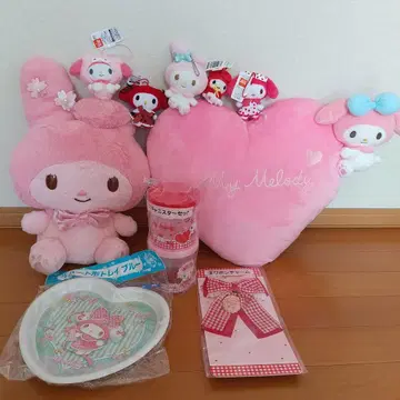 마이멜로디 봉제 인형 마스코트 묶음 판매