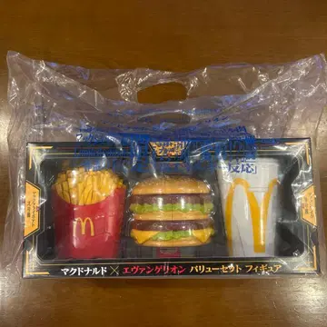 [새상품] 맥도날드 x 에반게리온 EVA 피규어 세트 (봉투 포함)