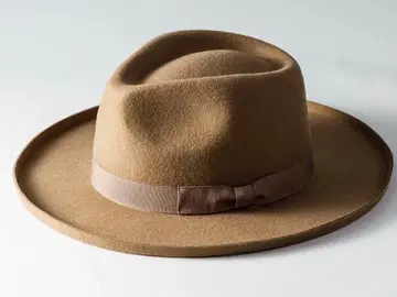 ReqHatter 롱 브림 햇 미사용 베이지 L 사이즈