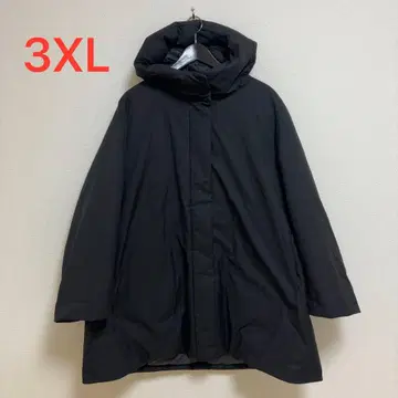 유니클로 다운 코트 3XL 블랙
